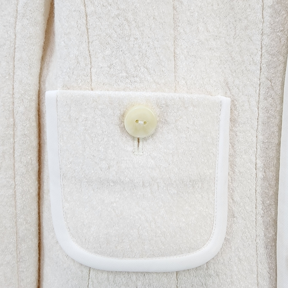 Elevenses by Anthropologie Women's Wool Blend Peplum Jacket - 4 - Picture 7 of 8